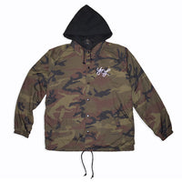Camo Hooded Windbreaker